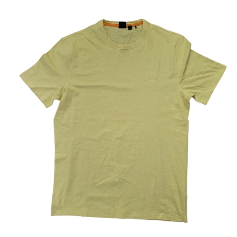 Hugo Boss Short Sleeve Crew Yellow T-Shirt Size L